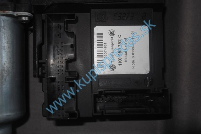 pravé predné stahovanie okna elektrické na vw caddy, 1t0837756