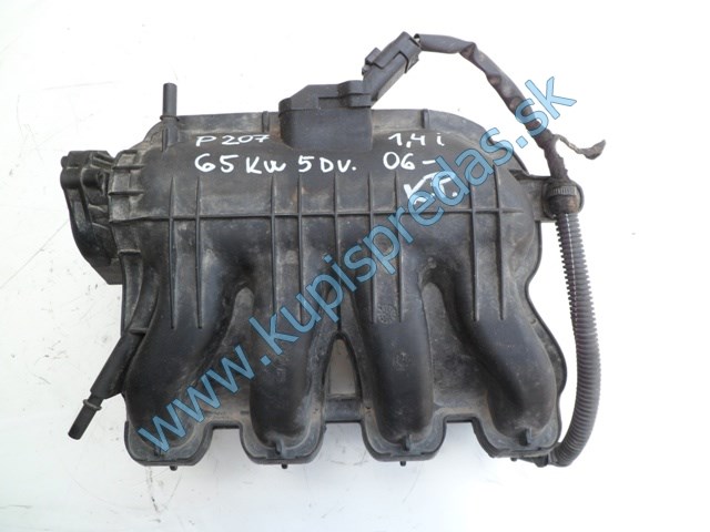 sacie potrubie na peugeot 207 1,4i, 9645400680, 