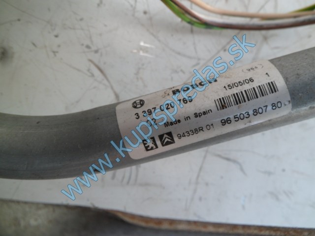 mechanizmus stieračov na peugeot 207, 9650380780, 