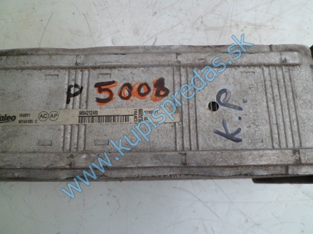 intercooler na peugeot 5008, 1,6hdi, 9684212480