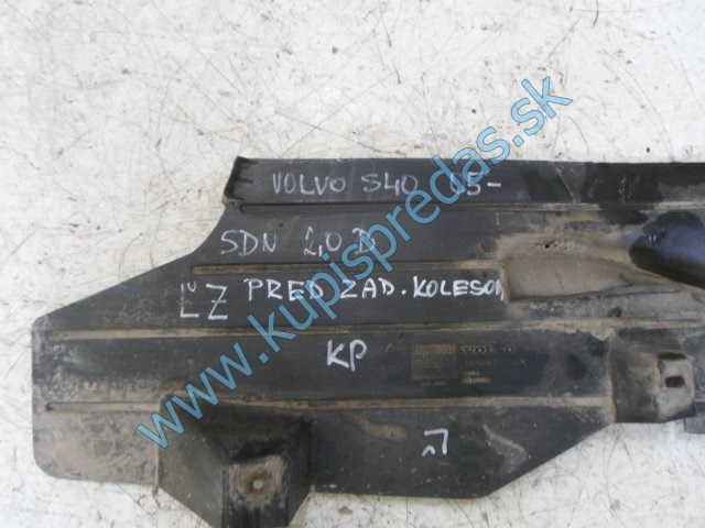 ľavý spodný kryt podvozku na volvo s40, 30714865-LH