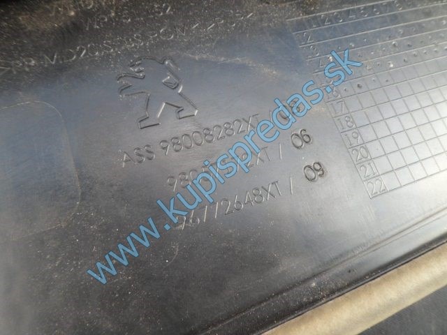 torpédo na peugeot 308, plast pod stieračmi, 98008282XT