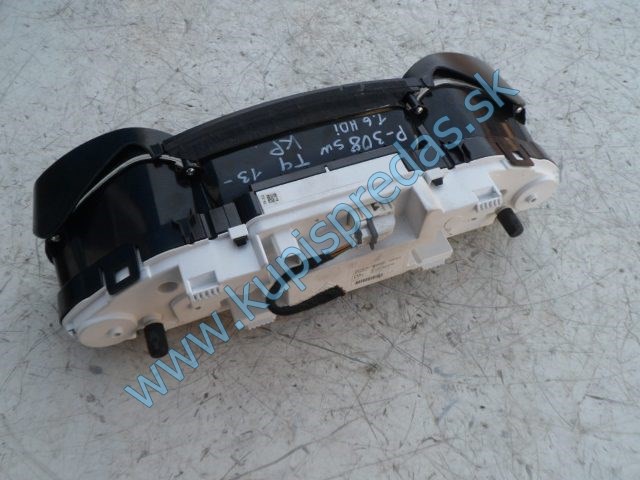 tachometer na peugeot 308 1,6hdi, 9809838380, 013527458