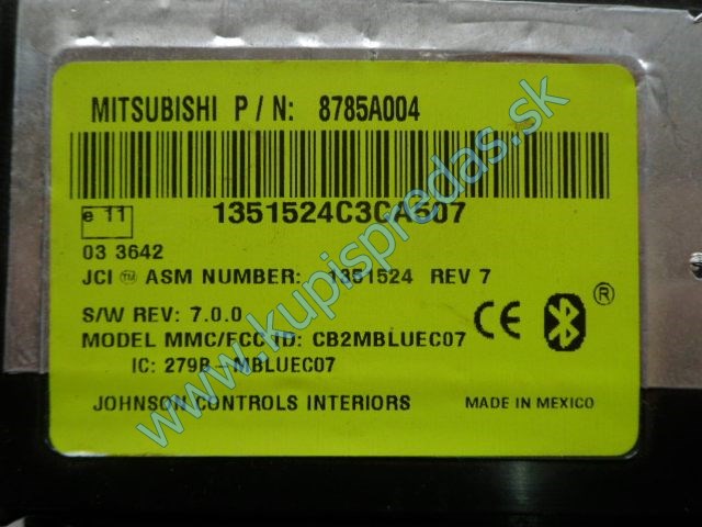 bluetooth modul na mitsubishi outlander, 8785A004