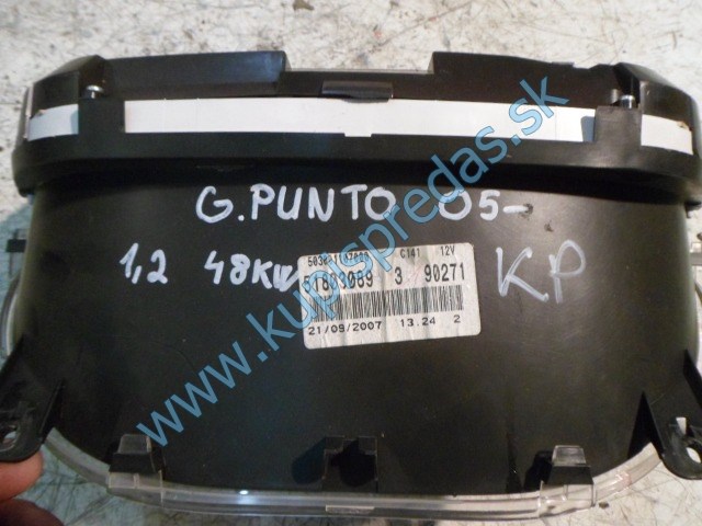 tachometer na fiat punto grande 1,2i 48KW, 51803089