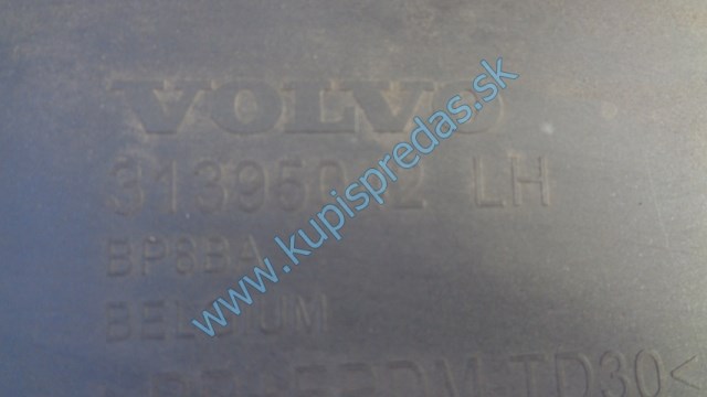 ľavý plastový kryt prahu na volvo v40, 31395042