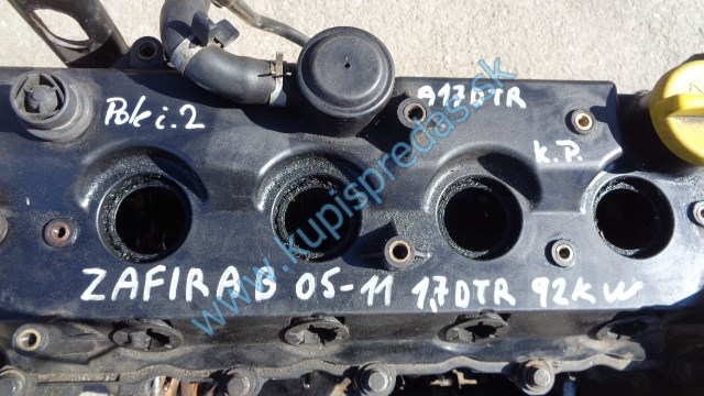 motor na opel zafiru B 1,7dti, A17DTR, 92kw