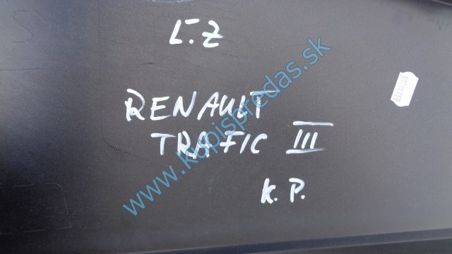 ľavý zadný roh nárazníka na renault trafic III, 50128683S