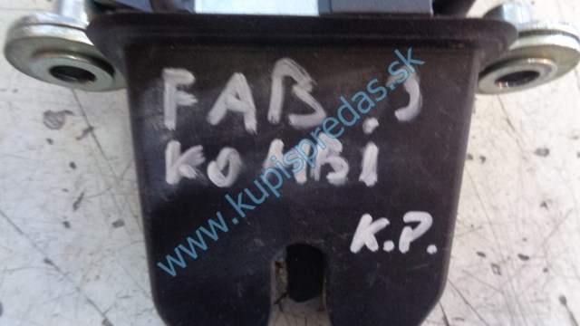 zadný zámok na piate dvere na škodu fábiu 2 kombi, 5J0827501B