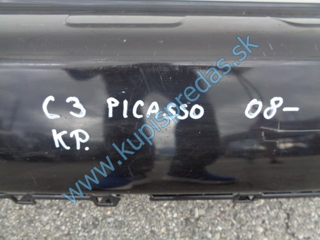 zadný nárazník na citroen c3 picasso, 9681827477