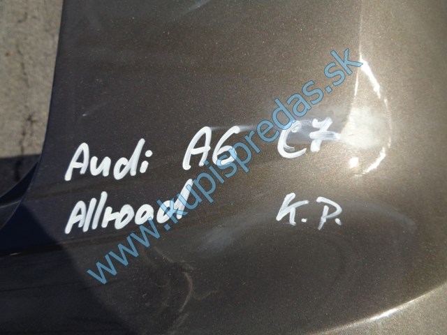 zadný nárazník na audi a6 C6 allroad, kombi, 4G9807417C