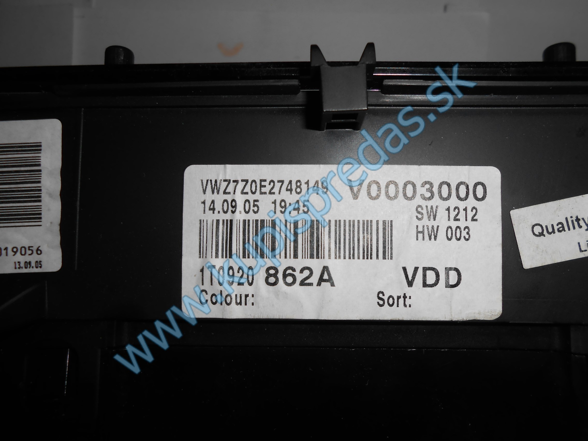 Budiky VW Touran / dieselové /