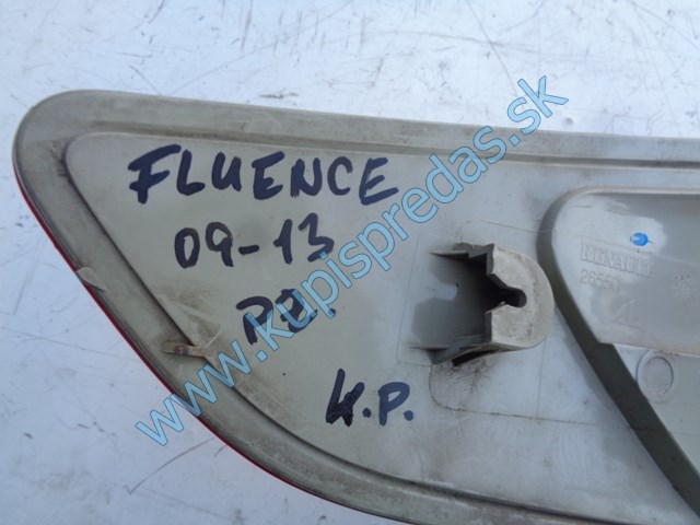 pravé zadné svetlo na renault fluence, 265502140R