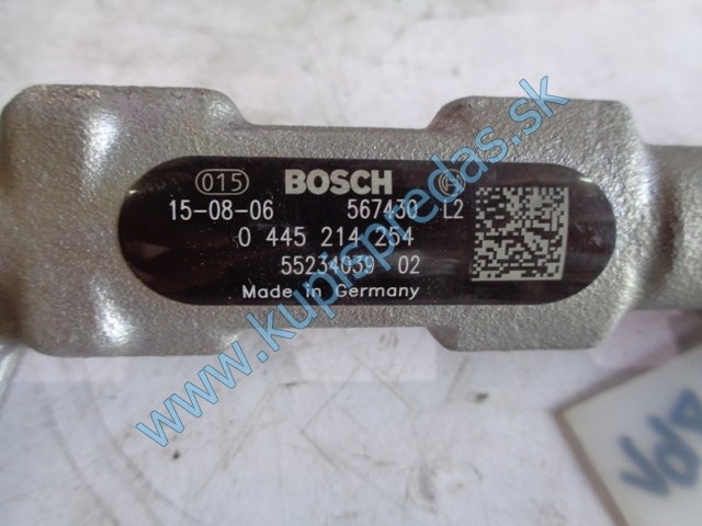 vstrekovacia rampa na fiat doblo II 1,6jtd, 55234039, 0281006164