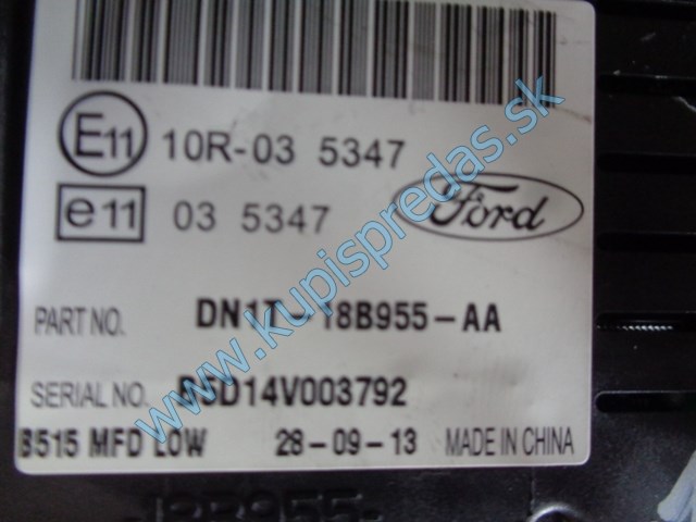 displej na autorádio na ford fiestu mk7, DN1T-18B955-AA