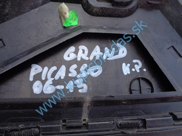 lišta na prednú kapotu na citroen c4 gran picasso, 9655365180