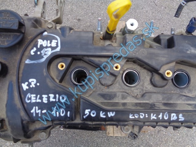 motor na suzuki celerio 1,0i 50kw, K10BS