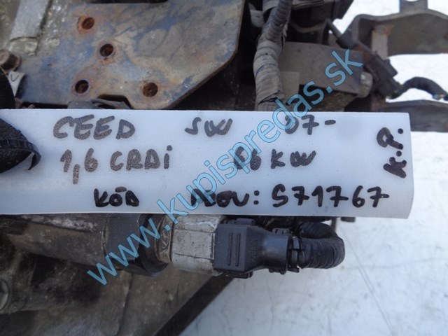 prevodovka na kiu ceed 1,6crdi, 66kw, S71767