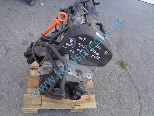 motor na škodu octáviu II 1,4 16V, CGGA, 