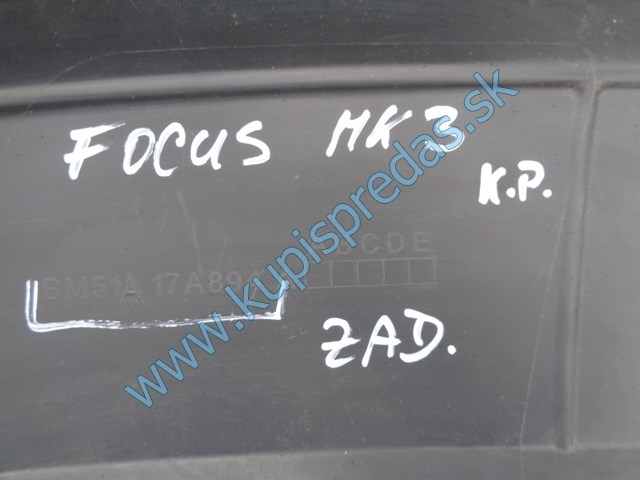 zadný spoiler nárazníka na ford focus MK3, 