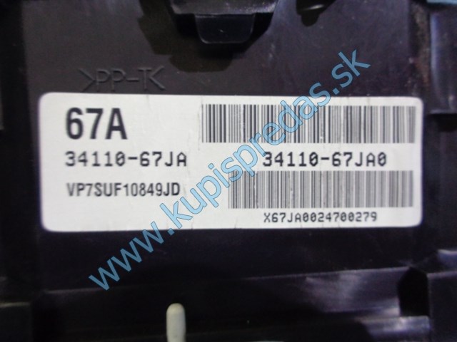 tachometer na suzuki grand vitara II 1,9ddis, 34110-V67JA