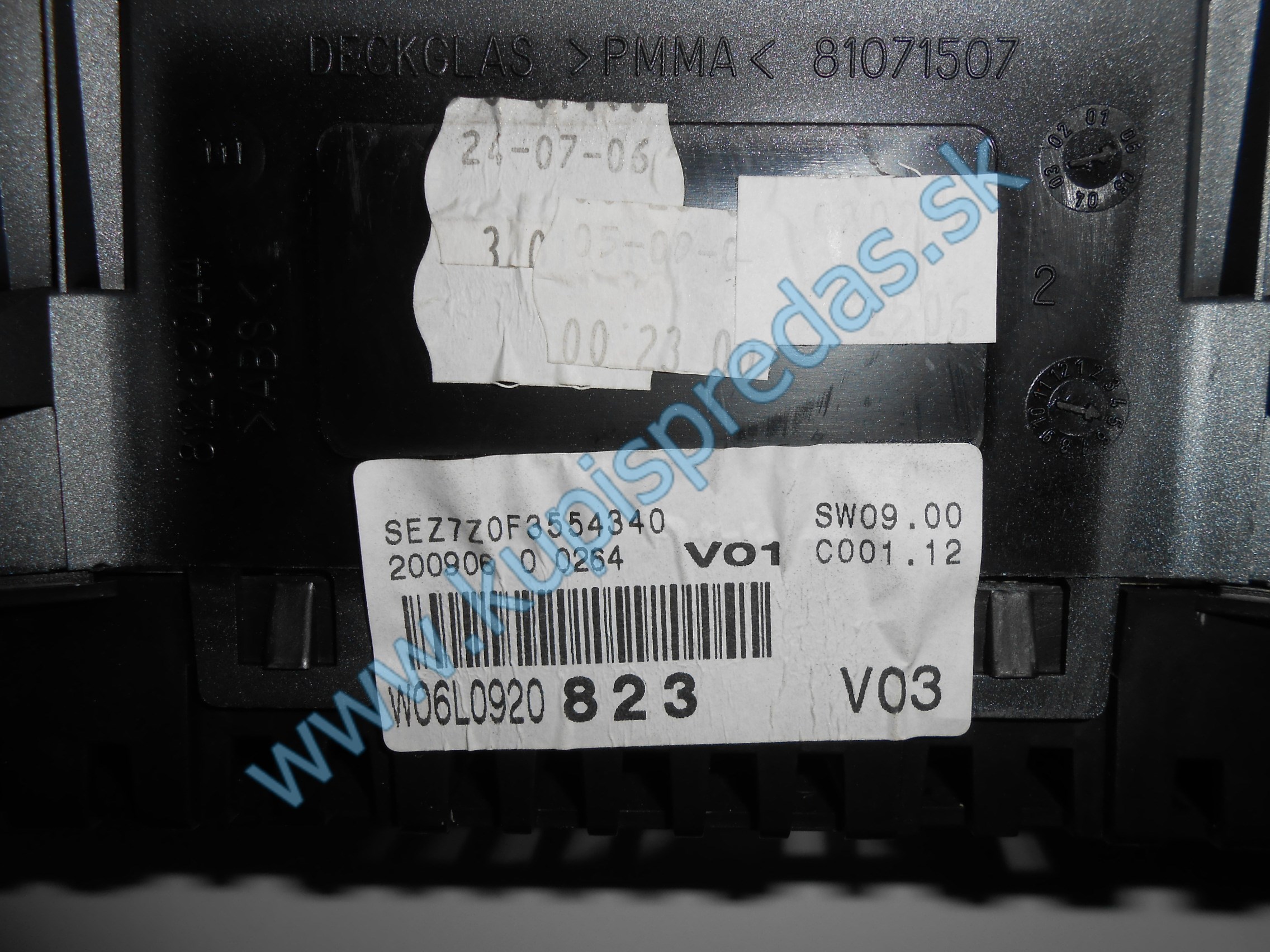 Budiky Seat Ibiza III / benzinové s PC /