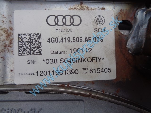 volantová tyč na audi a6 C7, 4g0419506ae, 4H0090582C