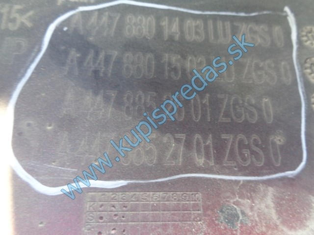 mercedes v klassa w447, zadný nárazník, a4478801403LU