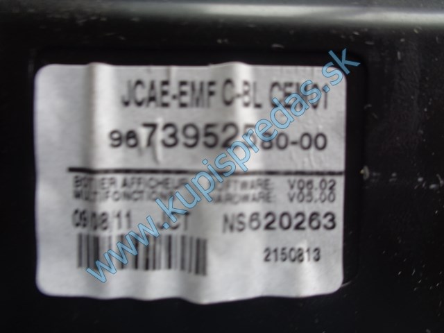 displej na citroen c4 B7, 9673952580