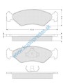  S BD S040 Brzdové dostičky, platničky Starline xx