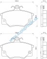 Brzdové dostičky, platničky FO 437381Fomar xx